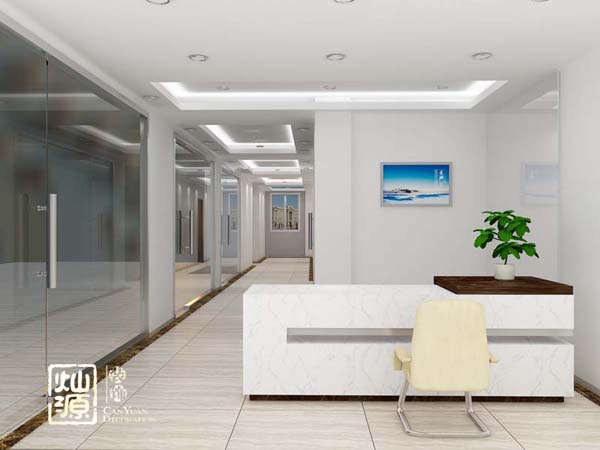 廣西建工集團(tuán)第四分公司南寧現(xiàn)代風(fēng)格辦公室裝修案例