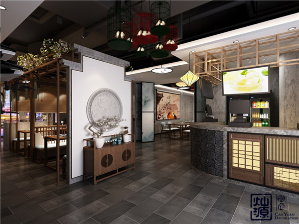 中式餐廳設計裝修效果圖 中式餐廳設計裝修效果圖