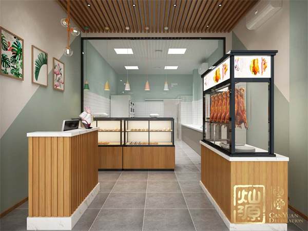 南寧華潤(rùn)二十四城烤鴨店店鋪裝修設(shè)計(jì)案例