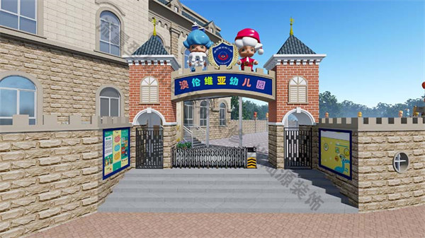 高招生率南寧幼兒園設計案例-燦源裝飾